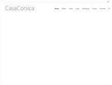 Tablet Screenshot of casacorsica.de